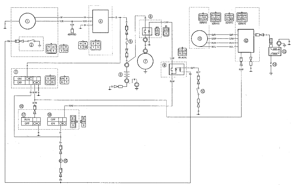 Yfm80 Wiring Diagrams Or Schematics Yamaha Badger Atv Weeksmotorcycle Com